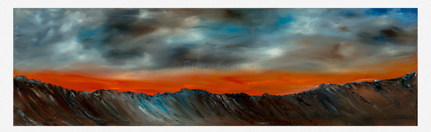 Twilight on the ridge