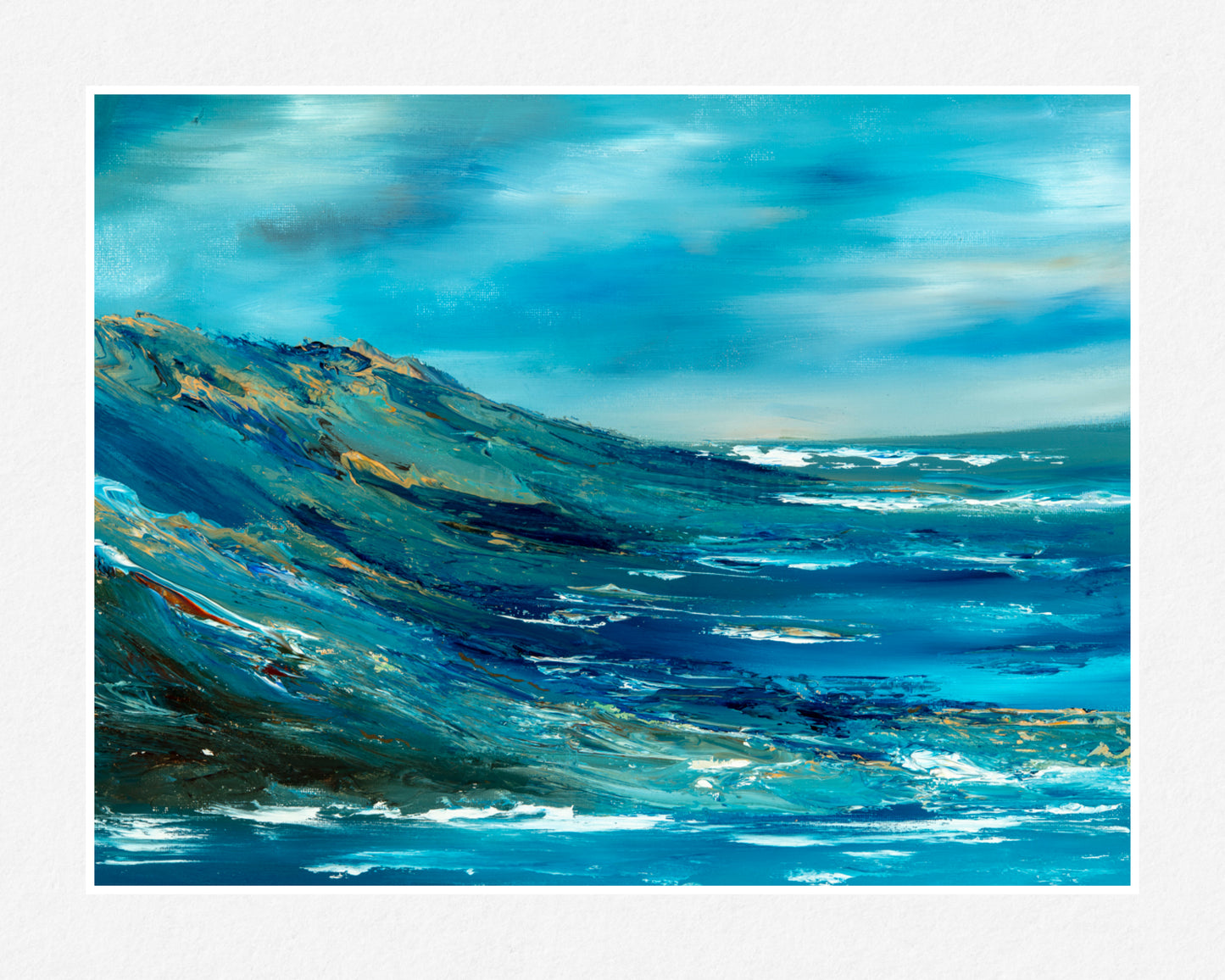 Storm over the beach